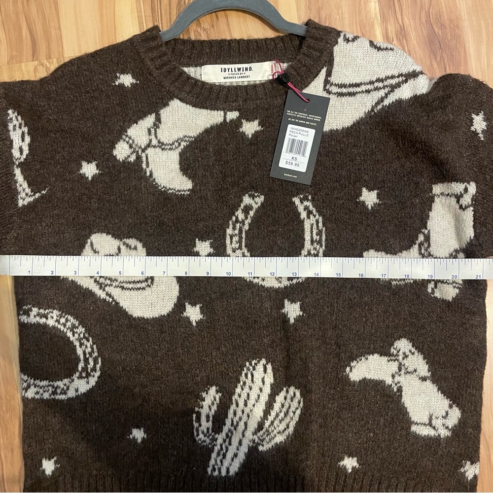 Idyllwind Saddleridge Western Conversation Print Sweater - Picture 9 of 9